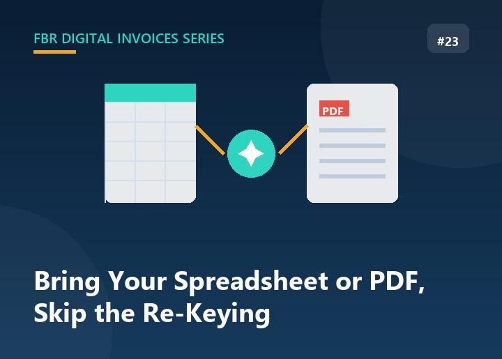 Bring Your Spreadsheet or PDF — Skip the Re-Keying: How Invoice Import Actually Works