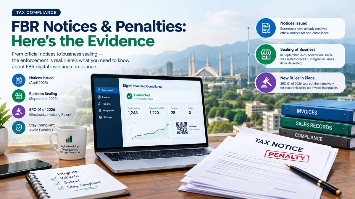 FBR Has Already Started Sending Notices and Penalizing Businesses — Here’s the Evidence