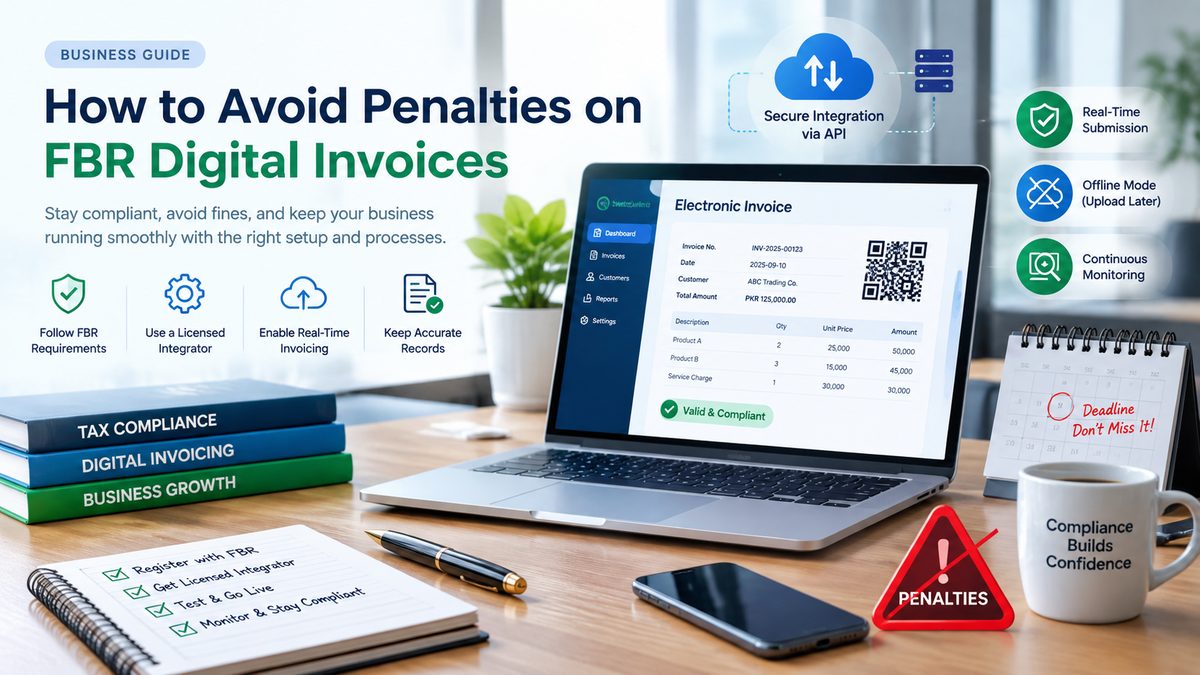 How to Avoid Penalties on FBR Digital Invoices in Pakistan